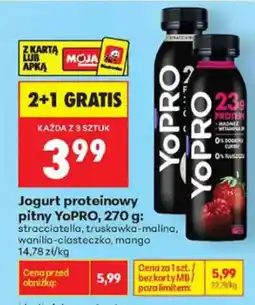 Biedronka Jogurt proteinowy pitny YoPRO oferta
