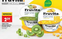 Biedronka Jogurt skyr dwuwarstwowy Fruvita oferta