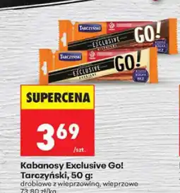 Biedronka Kabanosy Exclusive Go! Tarczyński oferta