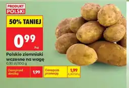 Biedronka Polskie ziemniaki wczesne na wagę oferta