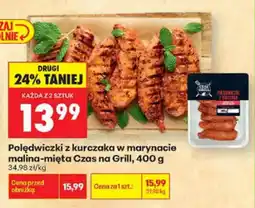 Biedronka Polędwiczki z kurczaka w marynacie malina-mięta Czas na Grill oferta