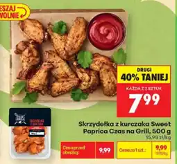 Biedronka Skrzydełka z kurczaka Sweet Paprica Czas na Grill oferta