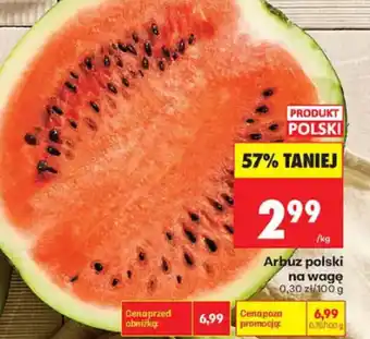 Biedronka Arbuz polski oferta