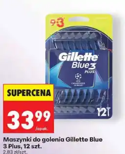 Biedronka Maszynki do golenia Gillette Blue 3 Plus oferta