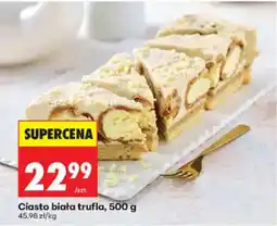 Biedronka Ciasto biała trufla oferta