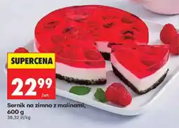 Biedronka Sernik na zimno z malinami oferta