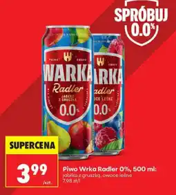 Biedronka Piwo Wrka Radler 0% oferta