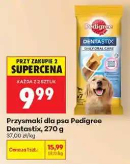 Biedronka Przysmaki dla psa Pedigree Dentastix oferta