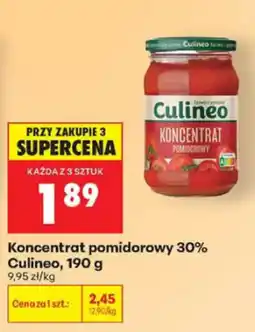 Biedronka Koncentrat pomidorowy 30% Culineo oferta