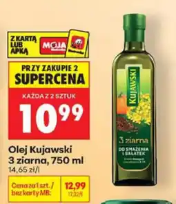 Biedronka Olej Kujawski 3 ziarna oferta