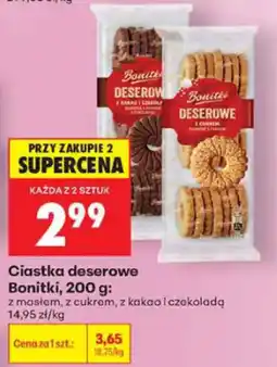 Biedronka Ciastka deserowe Bonitki oferta