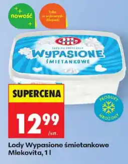 Biedronka Lody Wypasionie śmietankowe Mlekovita oferta