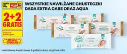 Biedronka Chusteczki nawilżane Dada Extra Care oraz Aqua oferta