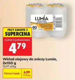Biedronka Wkład olejowy do zniczy Lumia oferta