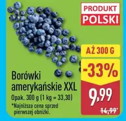 ALDI Borówki amerykańskie XXL oferta