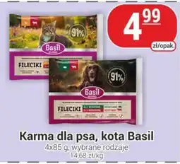 Delikatesy Sezam Karma dla psa, kota Basil oferta