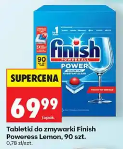 Biedronka Tabletki do zmywarki Finish Poweress Lemon oferta