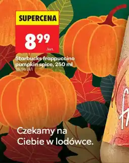 Biedronka Starbucks frappuccino pumpkin spice oferta