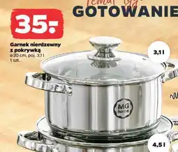 Netto Garnek nierdzewny z pokrywką oferta