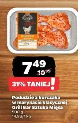 Netto Podudzie z kurczaka w marynacie klasycznej Grill Bar Sztuka Mięsa oferta