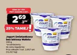 Netto Jogurt śmietankowy bez laktozy Maluta oferta