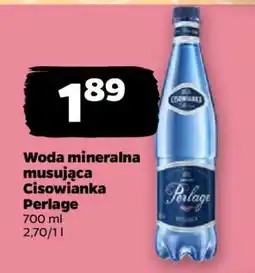 Netto Woda mineralna musująca Cisowianka Perlage oferta