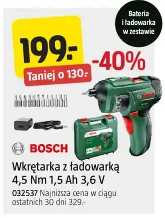 Wkrętarka z ładowarką Bosch