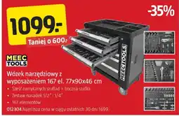 Jula Wózek narzędziowy z wyposażeniem MEEC TOOLS oferta