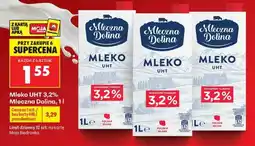 Biedronka Mleko UHT 3,2% Mleczna Dolina, 1 l oferta