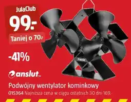 Jula Podwójny wentylator kominkowy oferta