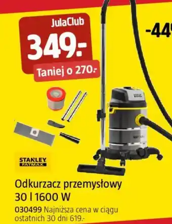 Jula Odkurzacz przemysłowy Stanley Fatmax oferta