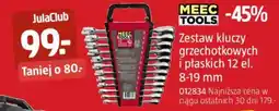 Jula Zestaw kluczy grzechotkowych i płaskich oferta
