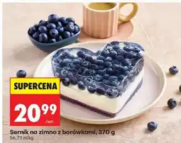 Biedronka Sernik na zimno z borówkami, 370 g oferta