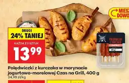 Biedronka Polędwiczki z kurczaka w marynacie jogurtowo morelowej Czas na Grill 400 g oferta