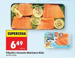 Biedronka Fileciki z łososia Marinero Kids oferta