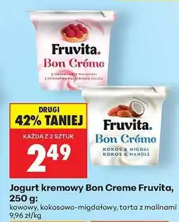 Biedronka Jogurt kremowy Bon Creme Fruvita, 250 g oferta