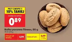Biedronka bułka poranna fitness , 80 g oferta
