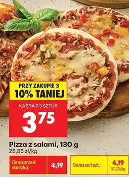 Biedronka Pizza z salami 130 g oferta
