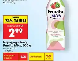 Biedronka Napój jogurtowy Fruvita Mixo, 700 g oferta
