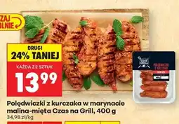 Biedronka Polędwiczki z kurczaka w marynacie malina-mięta Czas na Grill, 400 g oferta