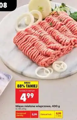 Biedronka Mięso mielone wieprzowe, 400 g oferta