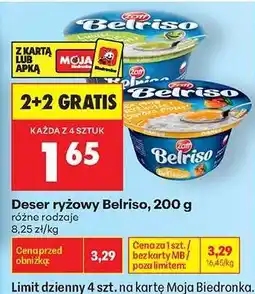 Biedronka Deser ryżowy Belriso, 200 g oferta