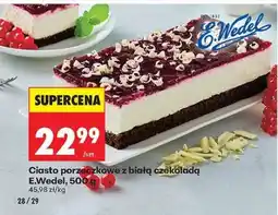 Biedronka Ciasto porzeczkowe z białą czekoladą E.Wedel, 500 g oferta