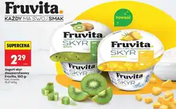 Biedronka Jogurt skyr dwuwarstwowy Fruvita, 150 g: kiwi, ananas oferta