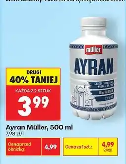 Biedronka Ayran Muller, 500 ml oferta