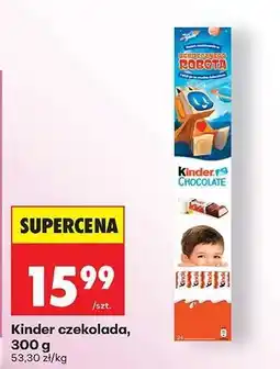 Biedronka Kinder czekolada 300 g oferta