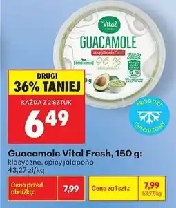 Biedronka Guacamole Vital Fresh, 150 g oferta