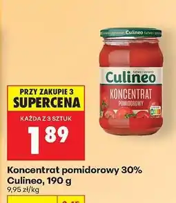 Biedronka Koncentrat pomidorowy 30% Culineo, 190 g oferta
