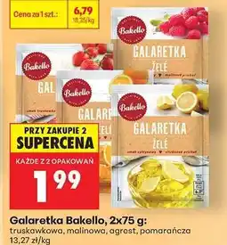 Biedronka Galaretka Bakello, 2x75 g oferta