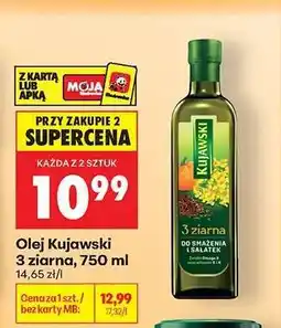 Biedronka Olej Kujawski 3 ziarna, 750 ml oferta